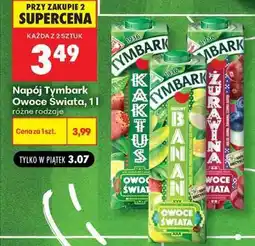 Biedronka Napój Tymbark Owoce Świata, 1l oferta