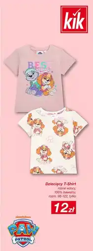 KiK Dziecięcy T-Shirt Paw Patrol oferta