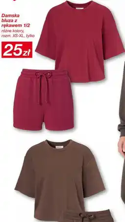 KiK Damska bluza z rękawem 1/2 oferta