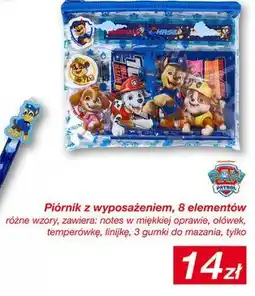 KiK Paw Patrol Piórnik z wyposażeniem, 8 elementów oferta