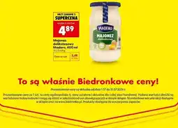 Biedronka Majonez delikatesowy Madero oferta