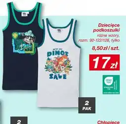 KiK Dziecięce podkoszulki Paw Patrol oferta