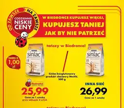Biedronka Sinlac bezglutenowy produkt zbożowy Nestlé oferta