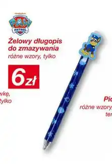 KiK Paw Patrol Żelowy długopis do zmazywania oferta