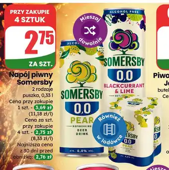 Dino Napój piwny Somersby oferta