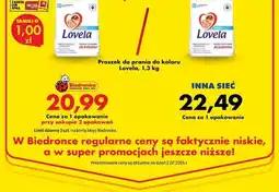 Biedronka Proszek do prania do koloru Lovela oferta