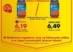 Biedronka Zupka pomidorowa z ryżem Gerber Juniot oferta