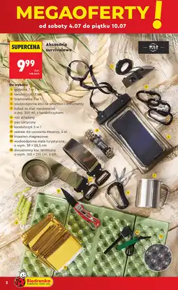 Biedronka Wild Trek Akcesoria survivalowe oferta