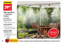 Biedronka Wąż ogrodowy lub kurtyna wodna oferta