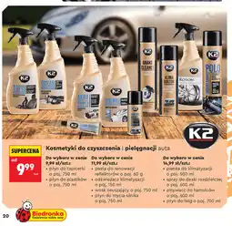 Biedronka Kosmetyki do czyszczenia i pielęgnacji auta K2 oferta