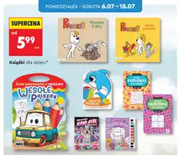 Biedronka Książki dla dzieci (Reksio, Wesołe Pojazdy, Delfin Dionizy, Super Sudoku, K-Pop Girl) oferta