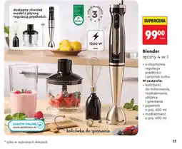 Biedronka Hoffen Blender ręczny 4 w 1 oferta