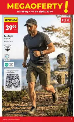 Biedronka Clevé Spodenki męskie oferta
