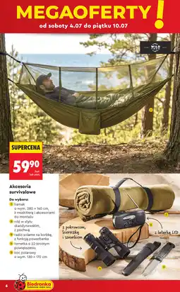 Biedronka Akcesoria survivalowe Wild Trek oferta
