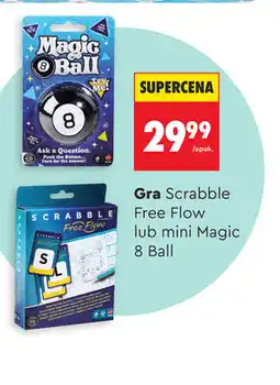 Biedronka Gra Scrabble Free Flow lub mini Magic 8 Ball oferta