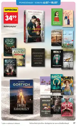 Biedronka Książki Beletrystyka oferta