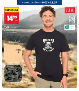 Biedronka T-shirt męski CLEVÉ oferta