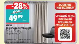 Biedronka Restilo Zasłona zaciemniająca oferta