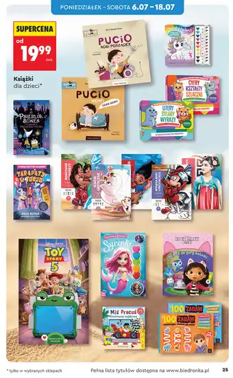 Biedronka Książki dla dzieci oferta