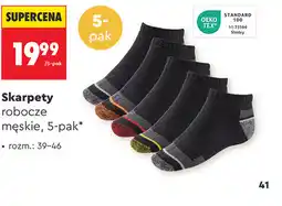 Biedronka Skarpety robocze męskie, 5-pak oferta