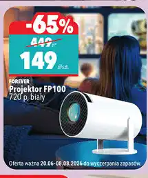 Biedronka FOREVER Projektor FP100 720 p, biały oferta
