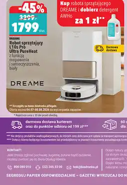Biedronka DREAME Robot sprzątający L10s Pro Ultra PureHeat oferta
