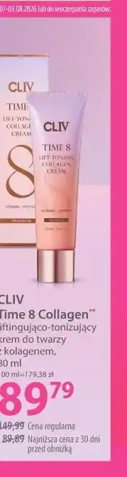 Hebe CLIV Time 8 Collagen liftingująco-tonizujący krem do twarzy z kolagenem oferta