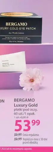 Hebe BERGAMO Luxury Gold płatki pod oczy oferta