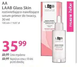 Hebe AA LAAB Glass Skin rozświetlająco-nawilżające serum-primer do twarzy oferta