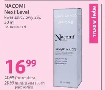 Hebe NACOMI Next Level kwas salicylowy 2% oferta
