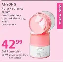 Hebe ANYONG Pure Radiance balsam do oczyszczania i demakijażu twarzy oferta