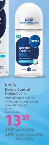 Hebe NIVEA Derma Control Defend 72 h antyperspirant w kulce oferta