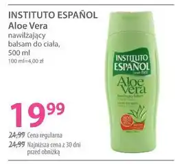 Hebe INSTITUTO ESPAÑOL Aloe Vera nawilżający balsam do ciała oferta