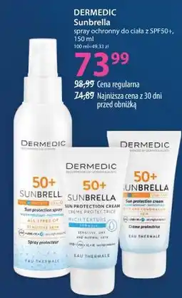 Hebe DERMEDIC Sunbrella spray ochronny do ciała z SPF50+ oferta