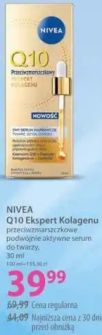 Hebe NIVEA Q10 Ekspert Kolagenu przeciwzmarszczkowe podwójnie aktywne serum do twarzy oferta