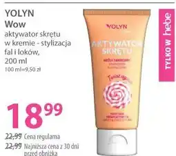 Hebe Yolyn Wow aktywator skrętu w kremie - stylizacja fal i loków oferta