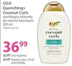 Hebe OGX Quenching+ Coconut Curls nawilżająca odżywka do włosów kręconych oferta
