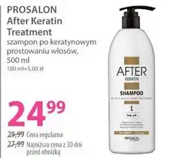Hebe Prosalon After Keratin Treatment szampon po keratynowym prostowaniu włosów oferta