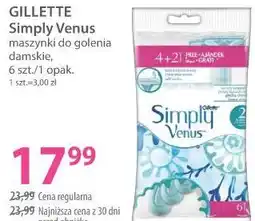 Hebe Gillette Simply Venus maszynki do golenia damskie oferta