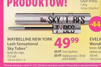 Hebe MAYBELLINE NEW YORK Lash Sensational Sky Tubes oferta