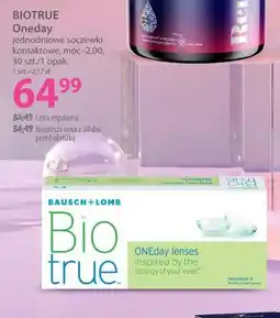 Hebe BIOTRUE Oneday jednodniowe soczewki kontaktowe oferta