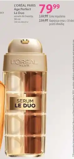 Hebe L'Oréal Paris Age Perfect Le Duo oferta