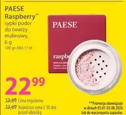 Hebe Paese Raspberry sypki puder do twarzy malinowy oferta