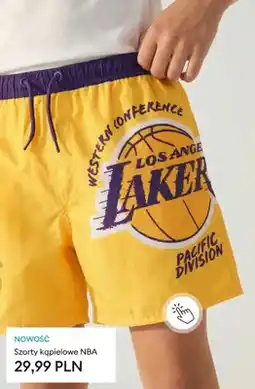 Sinsay Szorty kąpielowe NBA Los Angeles Lakers oferta