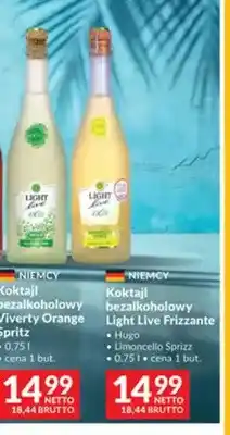 Makro Koktajl bezalkoholowy Light Live Frizzante Hugo oferta