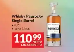 Makro Whisky Paprocky Single Barrel oferta