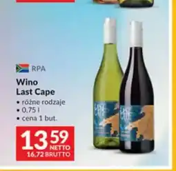 Makro Wino białe Last Cape oferta