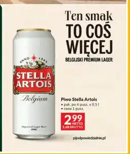 Makro Piwo Stella Artois oferta