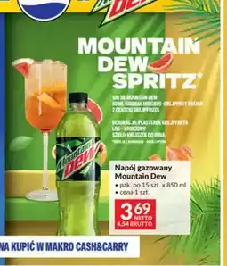 Makro Napój gazowany Mountain Dew oferta
