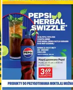 Makro Napój gazowany Pepsi oferta
